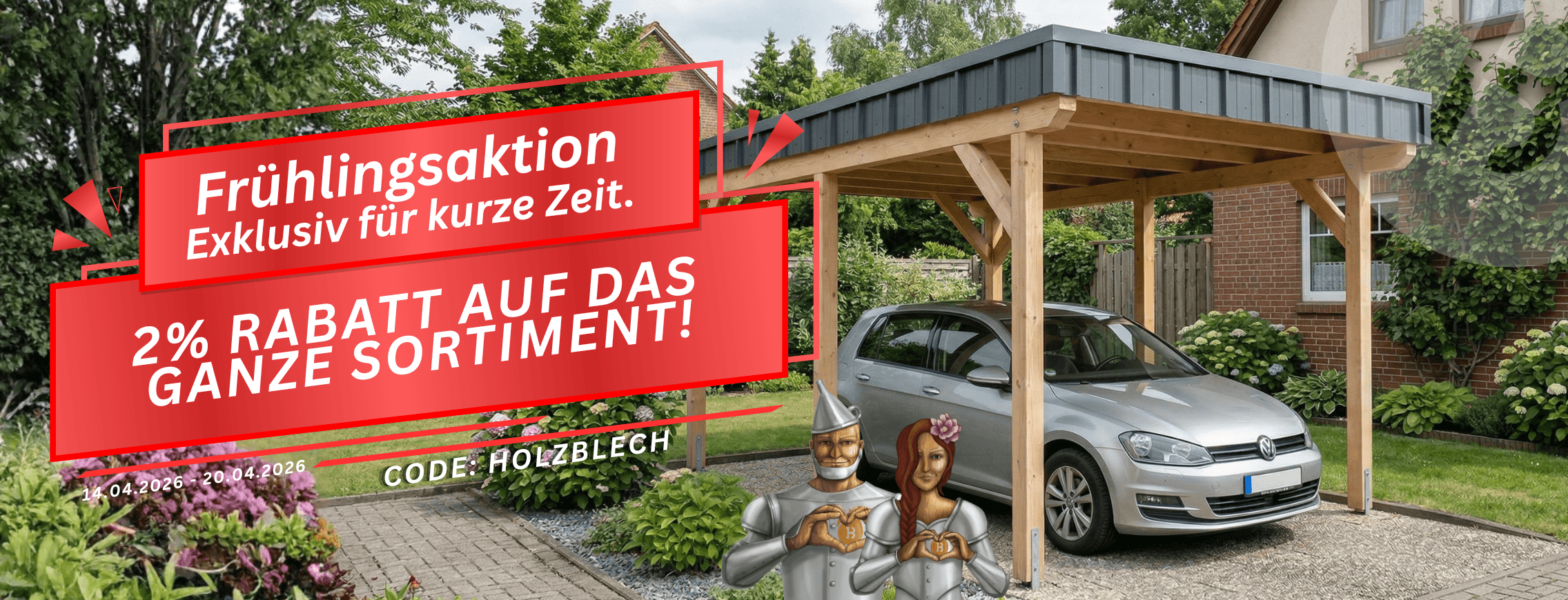 Osteraktion – 2% Rabatt auf das ganze Sortiment